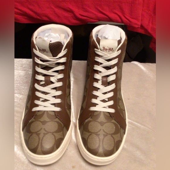 COACH High Top Sneakers SZ 11 B NWT - Picture 2 of 6